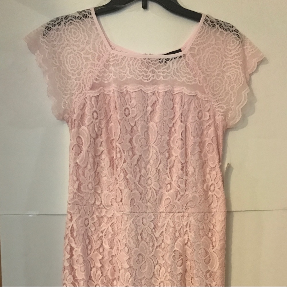 Blush Lace Dress
